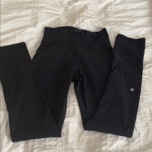 Lululemon Black Straight Leg Leggings